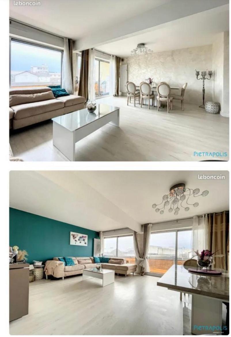 Bel Appartement Lumineux De 100M2 6 Places 3 Chambres Au 3E Etage Avec Ascenseur -A 5Mn A Pied Du Parc Des Expositions Congres De Dijon Et Eng Et 10Mn Du Centre Ville Place Parking Devant L'Immeuble Ngoại thất bức ảnh